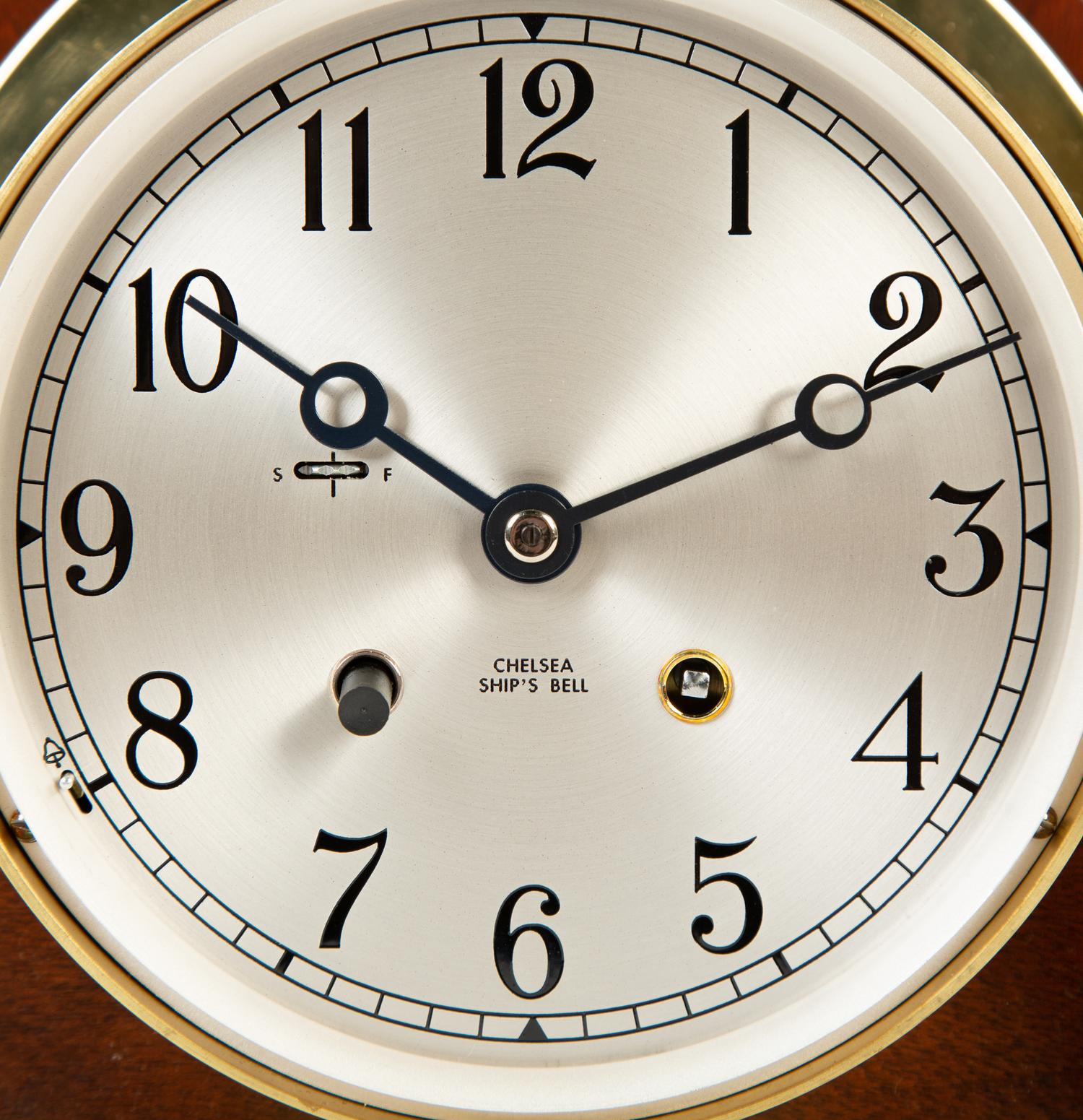 A Chelsea Ship's Bell Clock