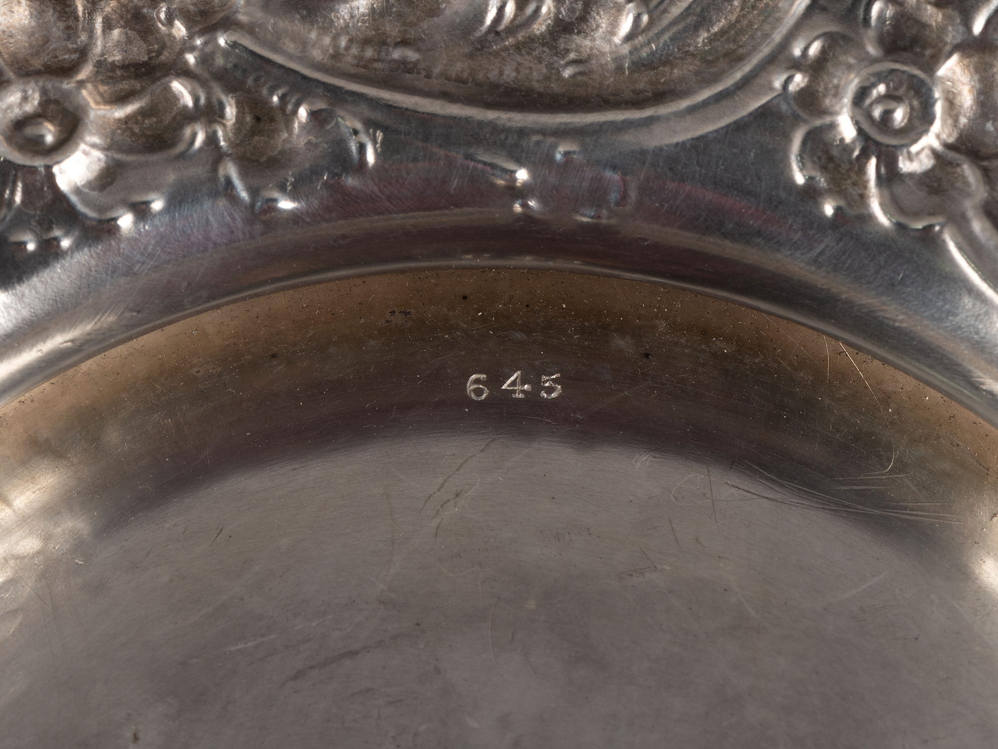 A Dominick & Haff Repousse Silver Punchbowl