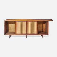 George Nakashima (American, 1905-1990) Special Four-Door Sliding-Door Cabinet, New Hope, Pennsylvania, 1964