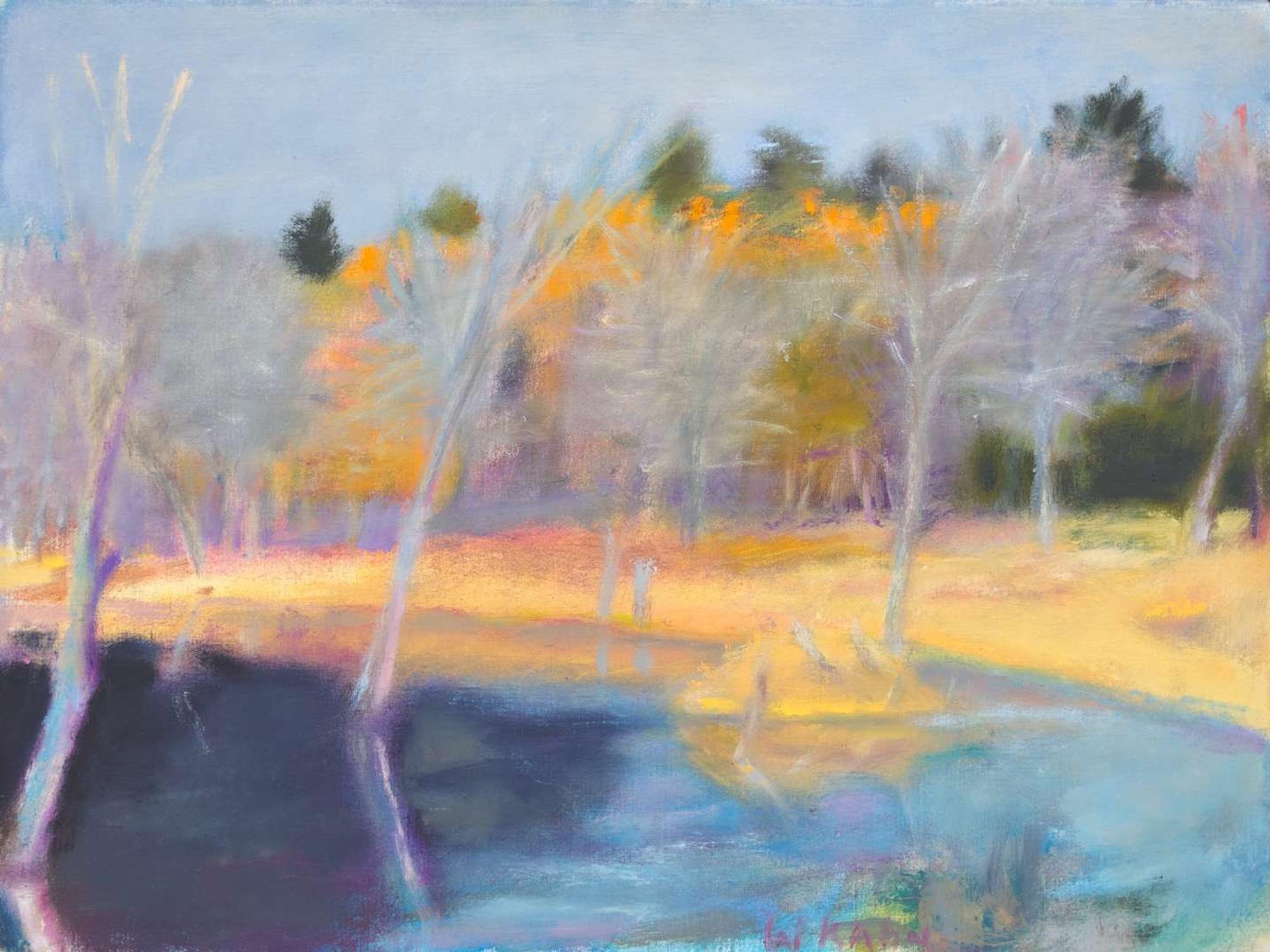 Wolf Kahn (American/German, 1927-2020) - Beaver Swamp in Autumn