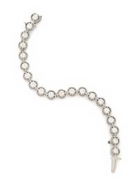BIRKS, PLATINUM AND DIAMOND BRACELET