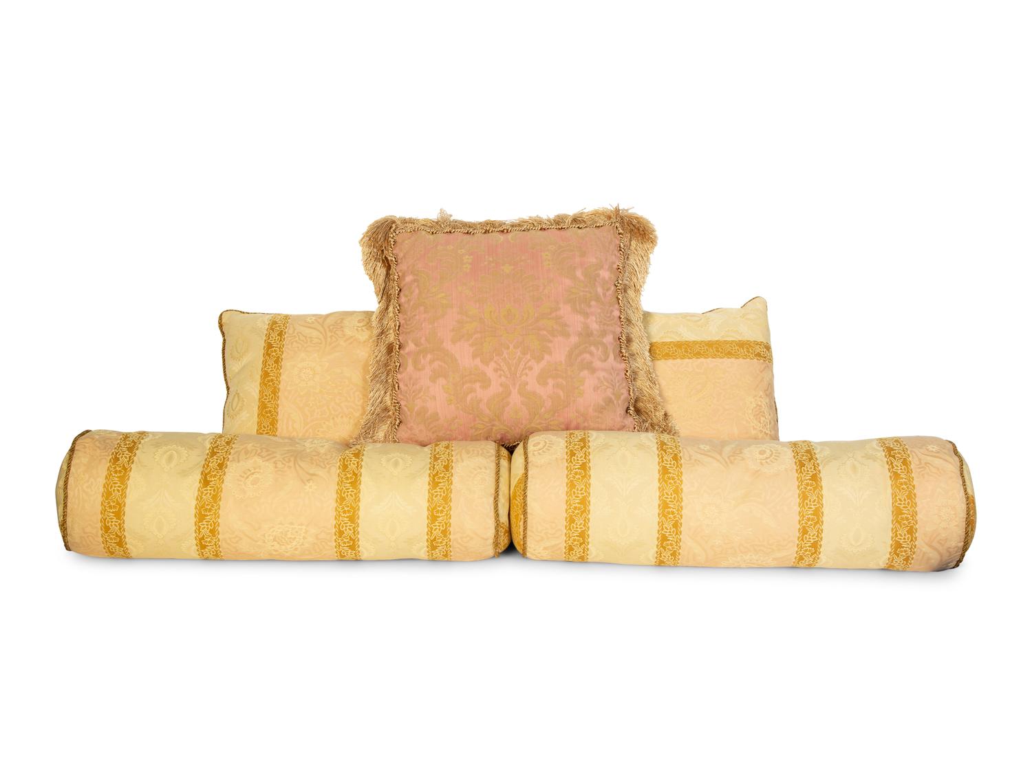 Five Scalamandré Silk Pillows — 20th Century