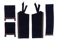 Osage Wool Leggings and Breech Cloth, with Ribbonwork
