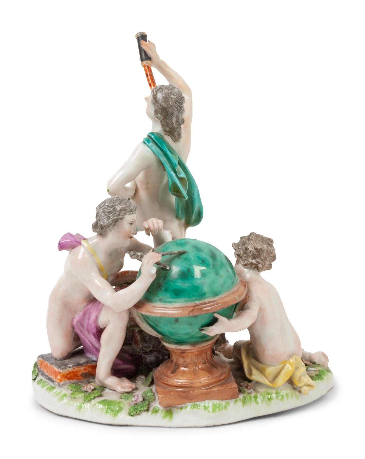 A Meissen Porcelain Figural Group