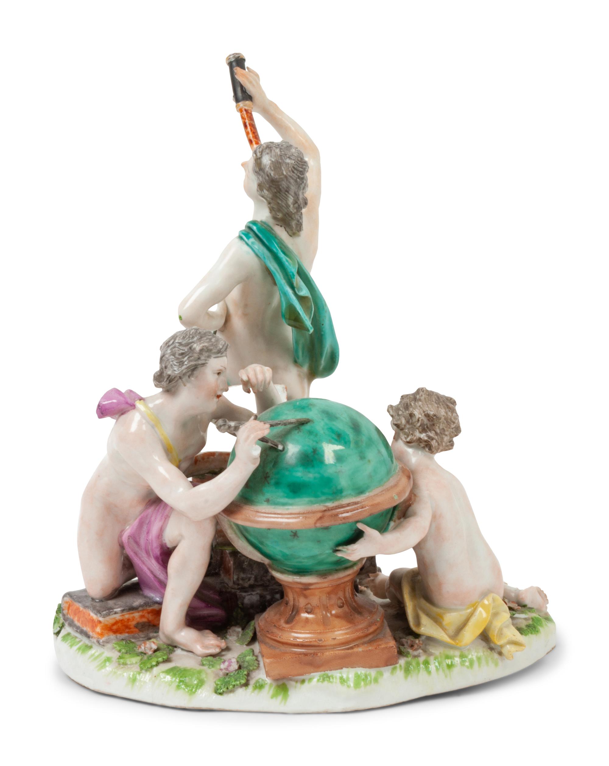 A Meissen Porcelain Figural Group