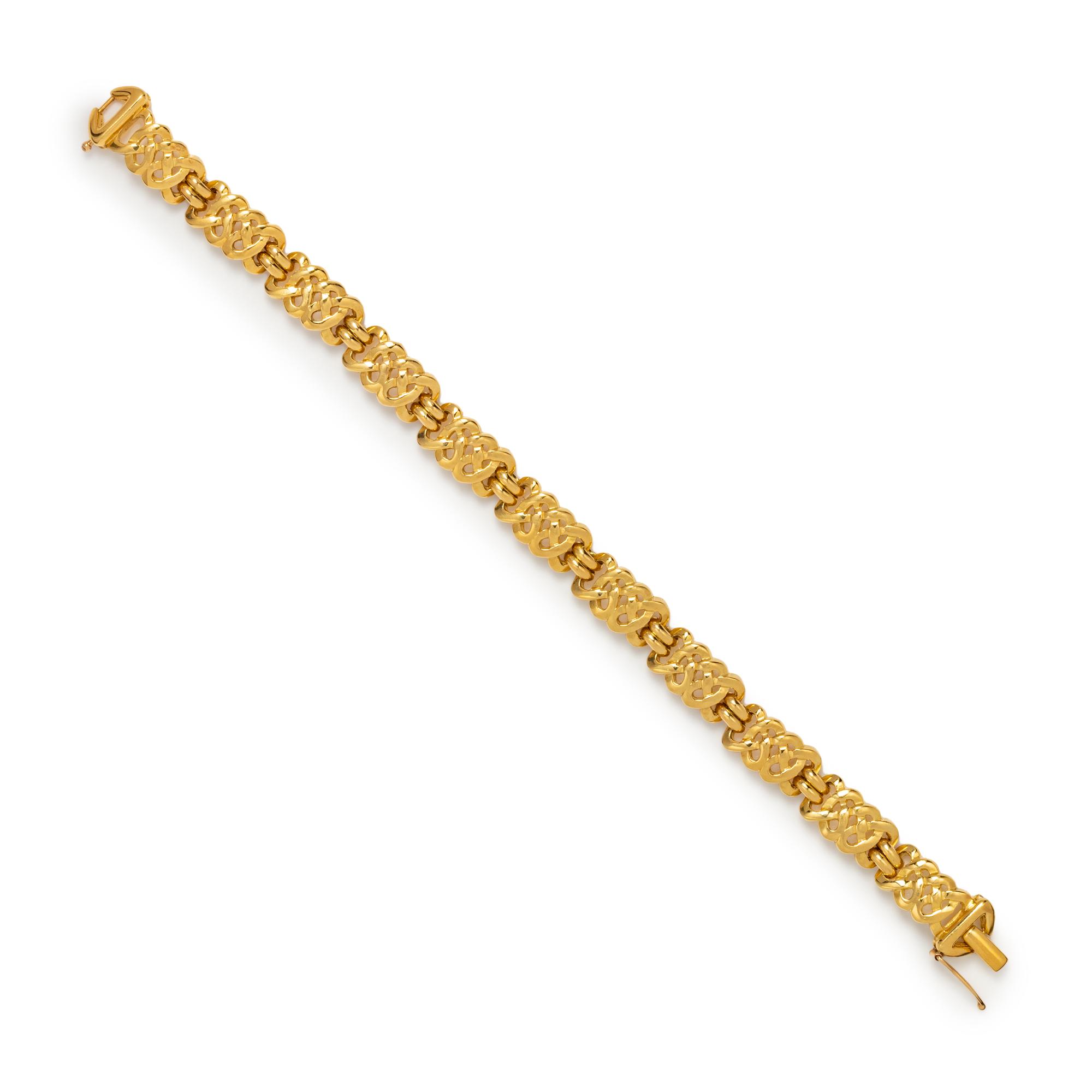 YELLOW GOLD BRACELET