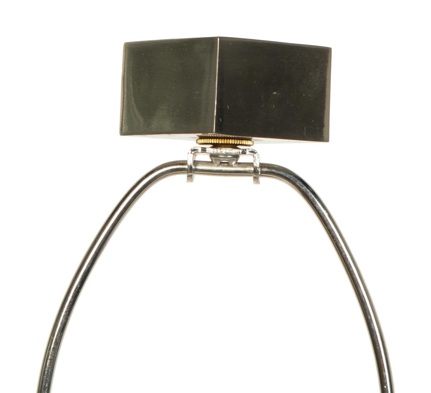 A Pair of Modernist Chrome Table Lamps