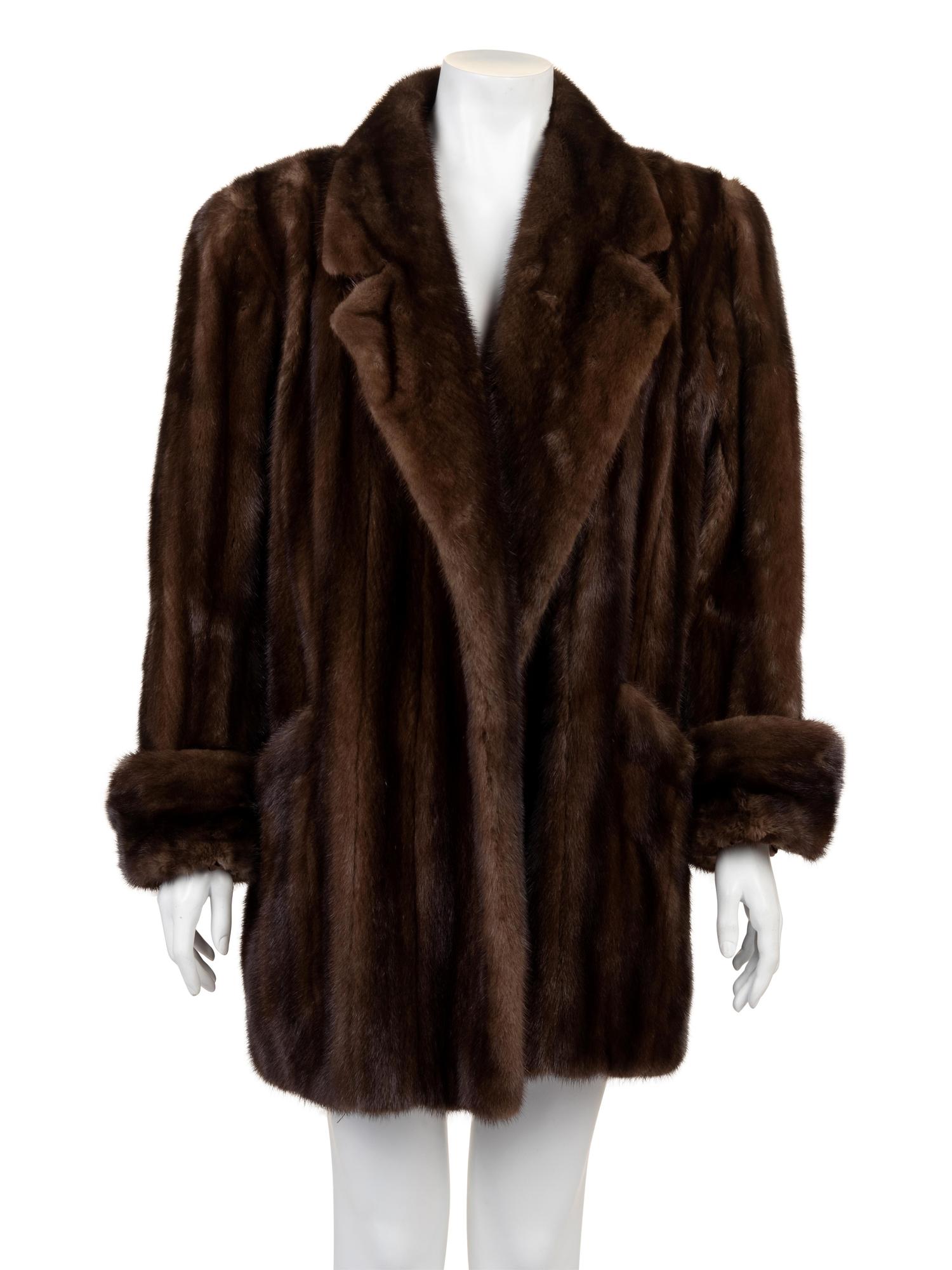 Yves Saint Laurent Mink Coat, 1980s