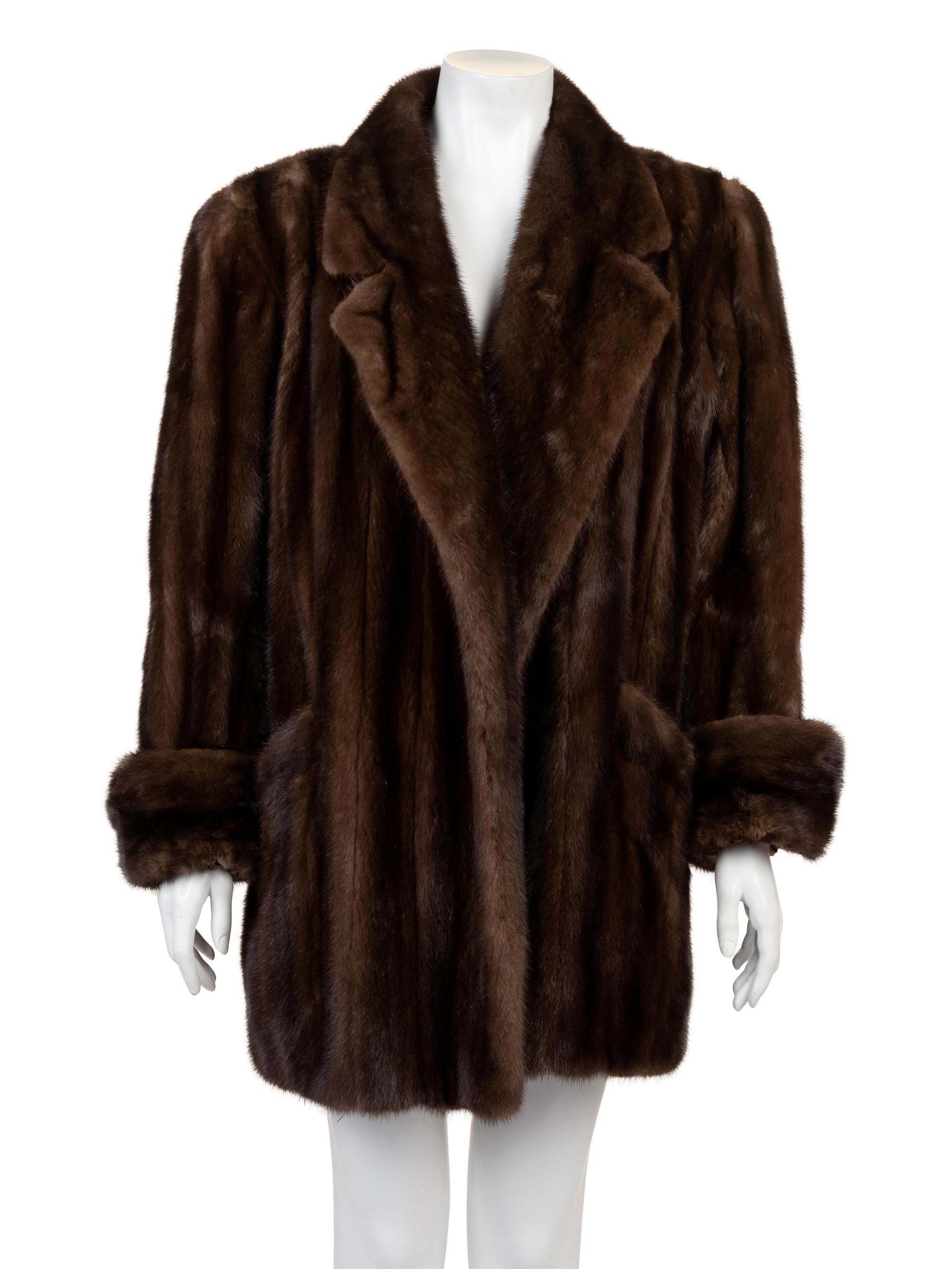 Yves Saint Laurent Mink Coat, 1980s
