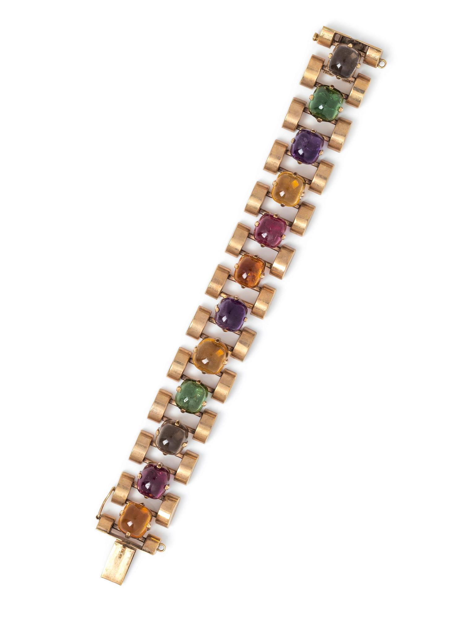 Cropp & Farr, Retro Multigem Bracelet