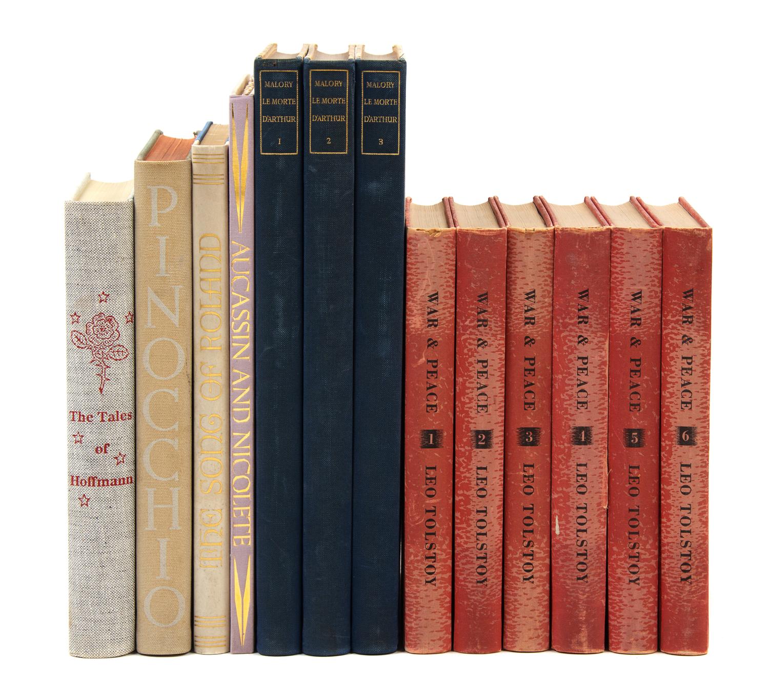 [THE LIMITED EDITIONS CLUB -- BRITISH & WORLD LITERATURE]. A group of 10 works in 21 volumes, published by The Limited Editions Club.
