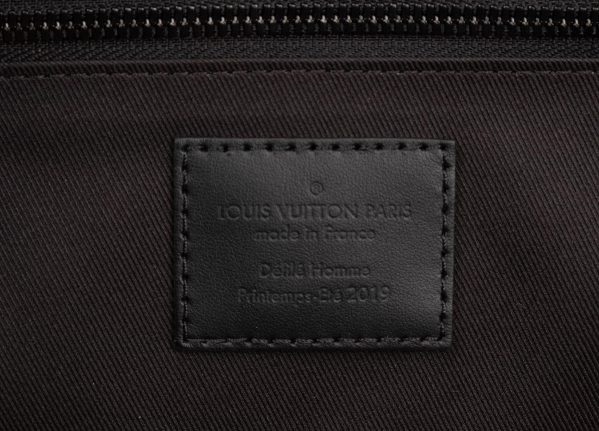 Louis Vuitton Keepall Bandoulière 50 in Monogram Coated Canvas, Solar Ray, Virgil Abloh, Spring Summer 2019