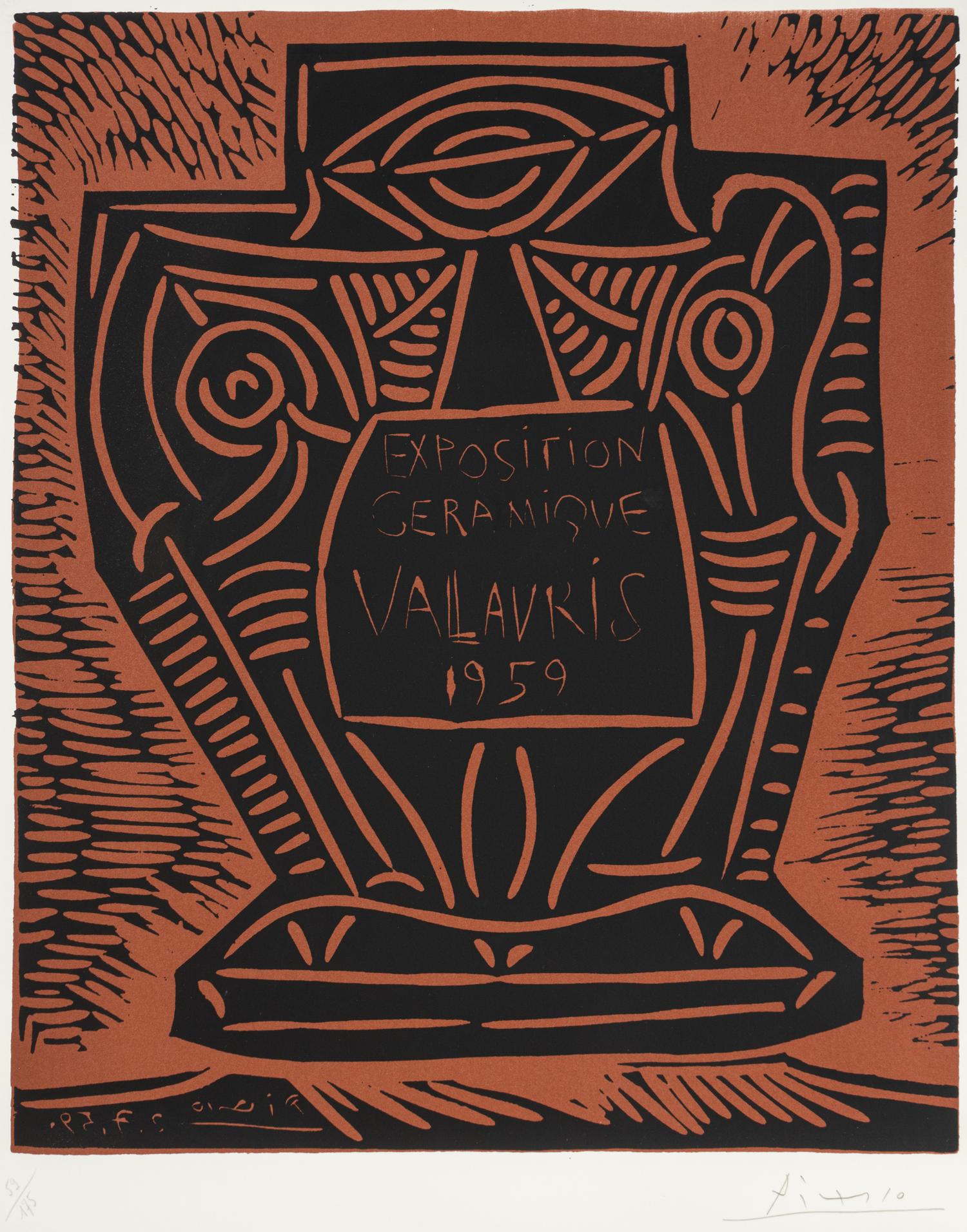 Exposition Céramique, Vallauris 1959