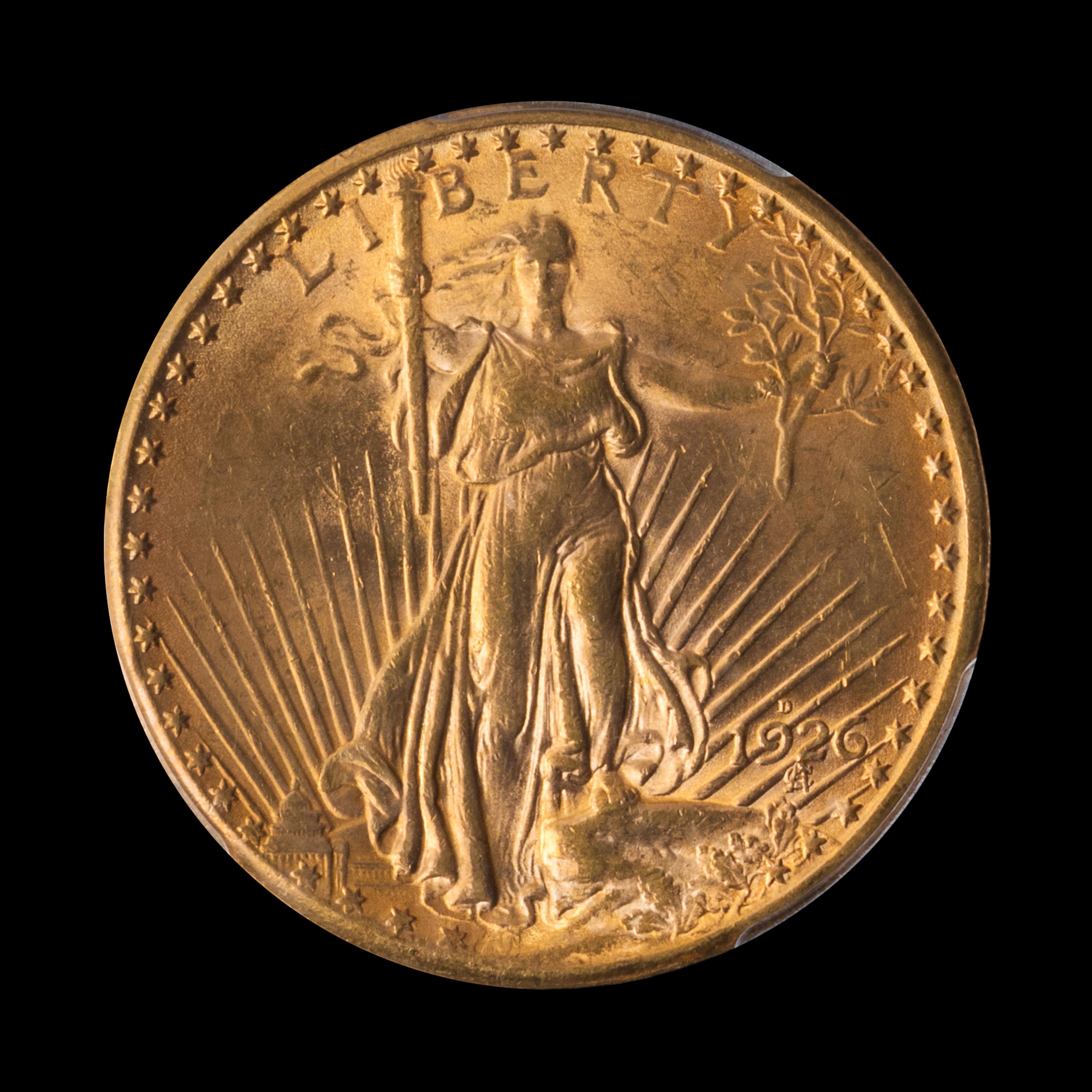 A United States 1926-D St. Gaudens $20 Gold Coin
