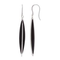 ONYX AND DIAMOND EARRINGS