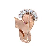 RETRO, SAPPHIRE, RUBY AND DIAMOND SURPRISE WATCH BROOCH