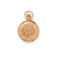 ELGIN, 14K YELLOW GOLD HUNTER CASE POCKET WATCH