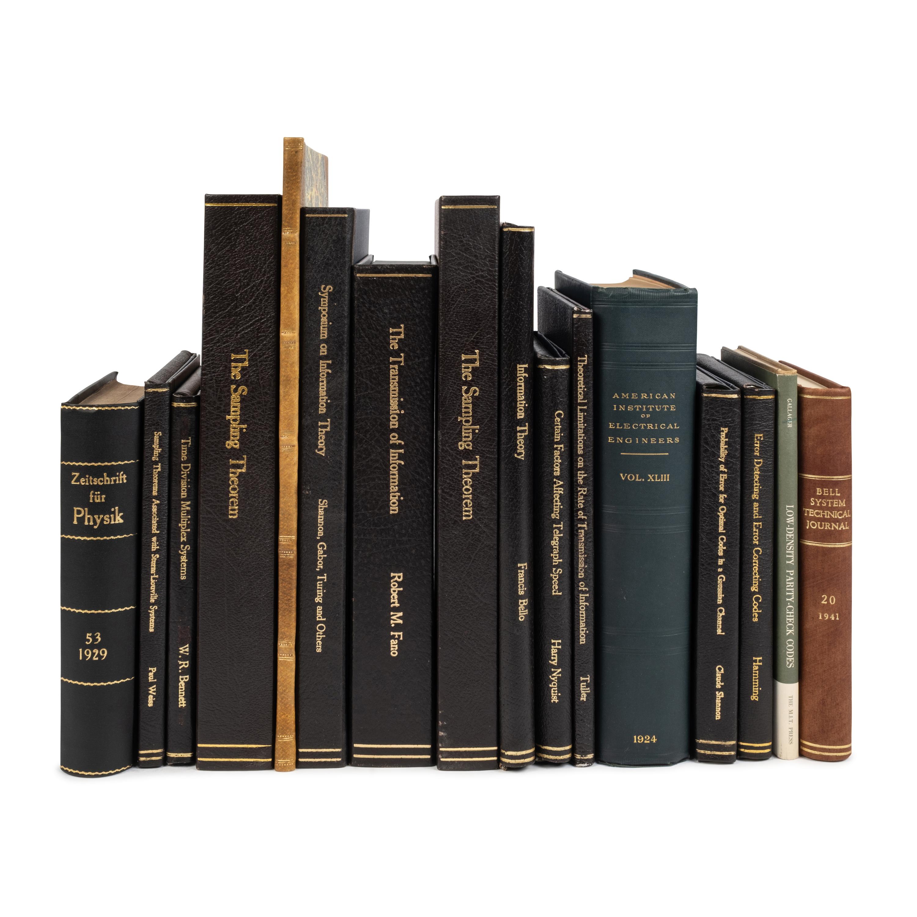[Communications Theory]. A significant archive of works on communications theory, comprising foundational texts by leading mathematicians.