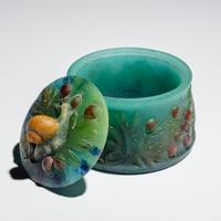 Amalric Walter (French, 1870–1959) — Pâte de Verre Lidded Box