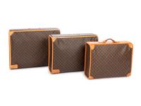 Three Louis Vuitton Suitcases, 1970-1980s