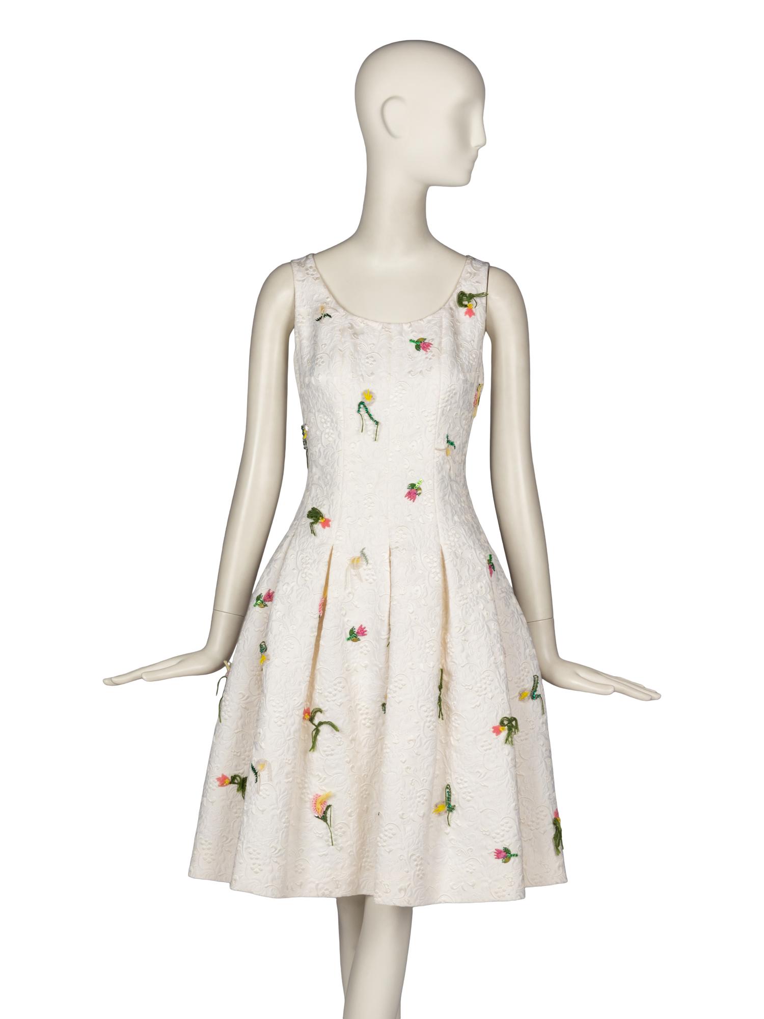 Oscar de la Renta Floral Dress