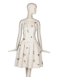 Oscar de la Renta Floral Dress