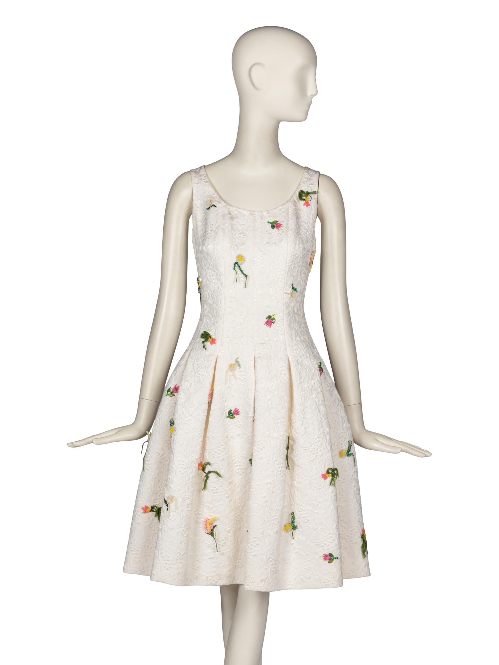 Oscar de la Renta Floral Dress