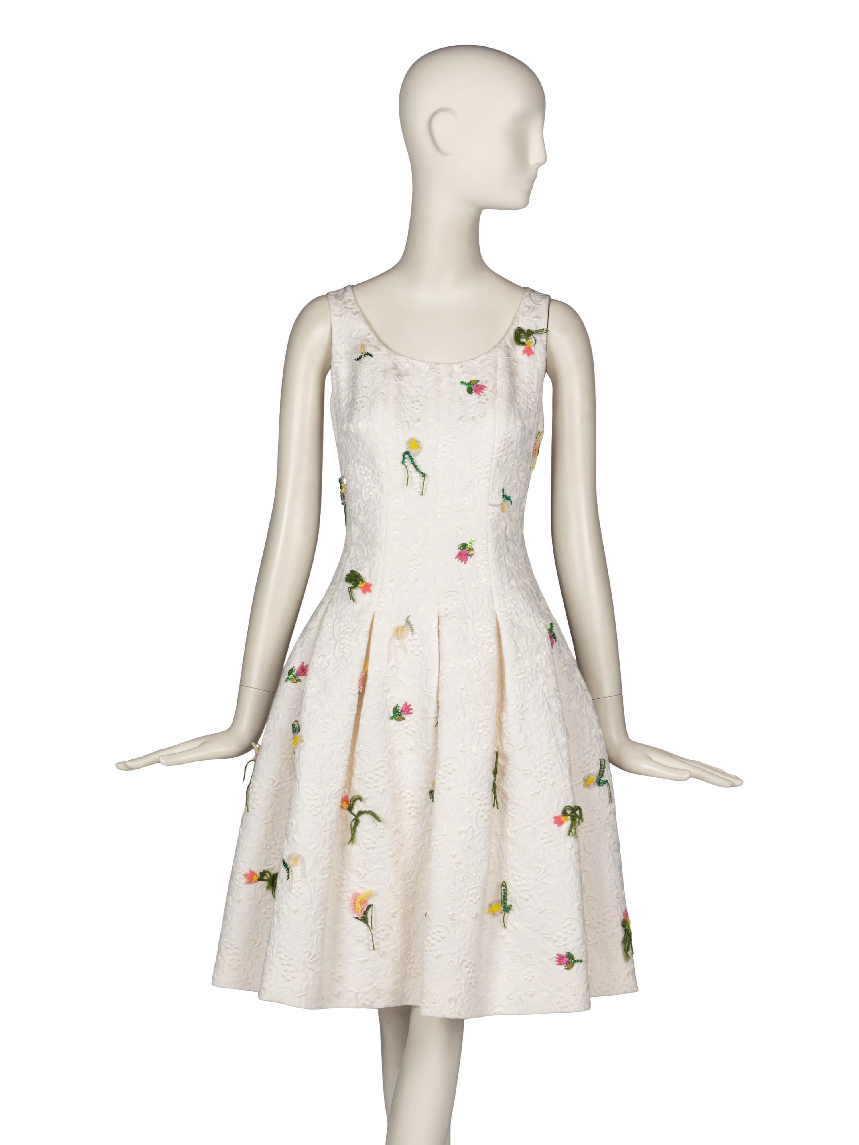 Oscar de la Renta Floral Dress