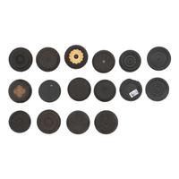 [EARLY PHOTOGRAPHY - UNION CASES]. Collection of 12 "oreo" union cases containing portraits of men and women, including: