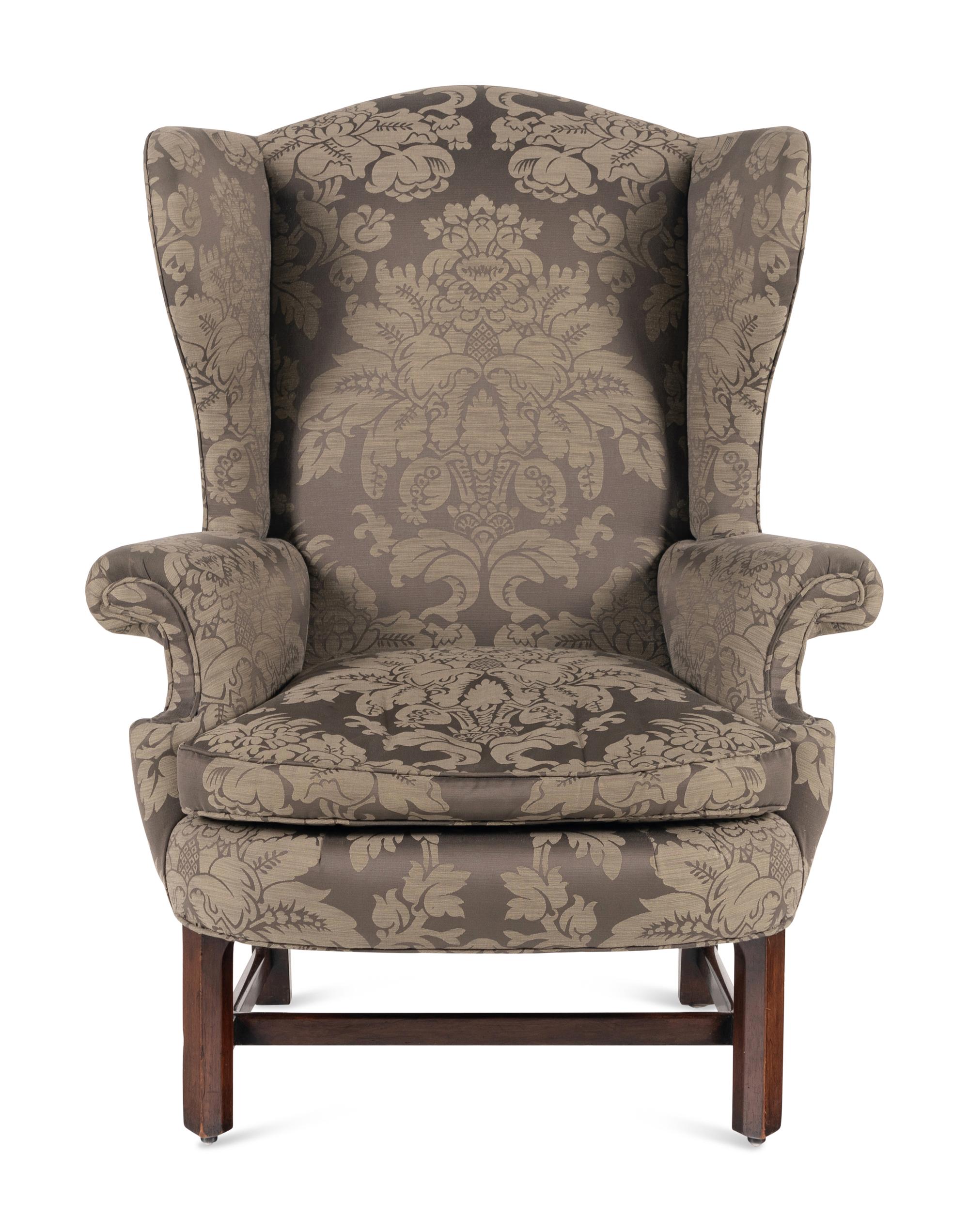 A George III Style Wingback Chair