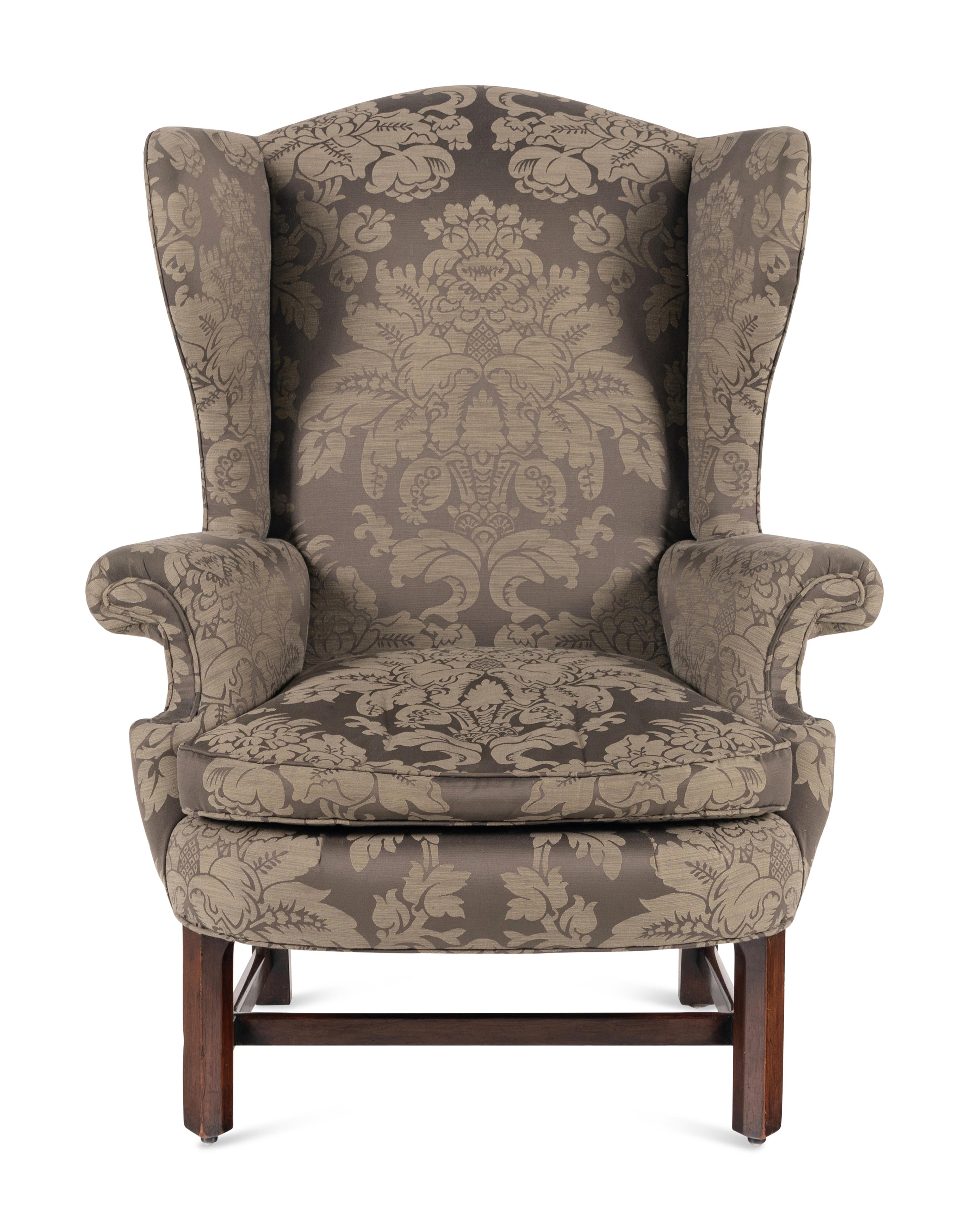 A George III Style Wingback Chair