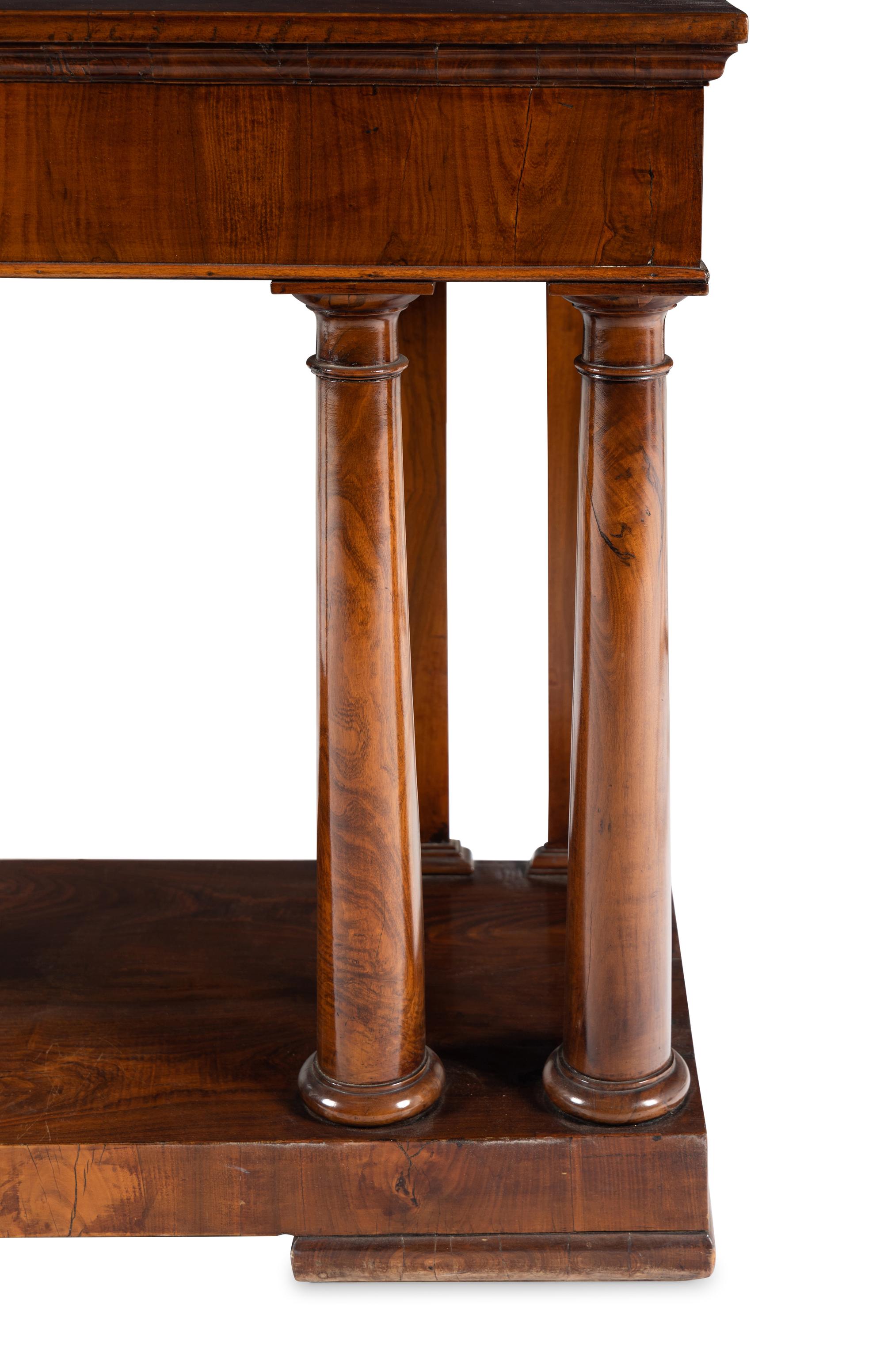 An Empire Style Mahogany Console Table