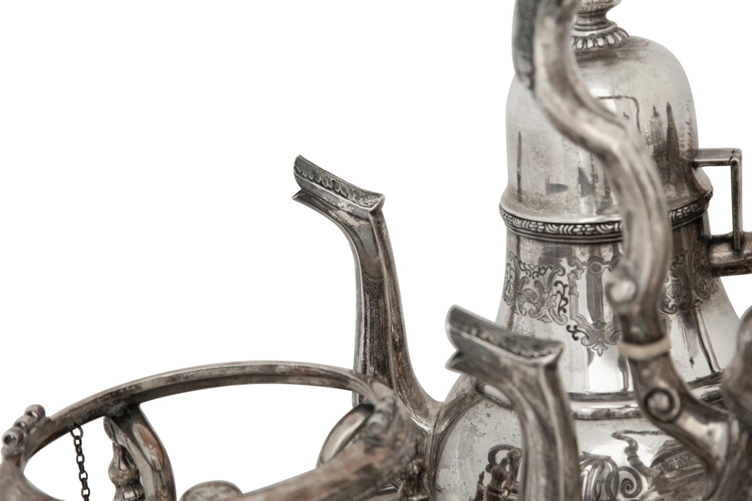 An American Silver Seven- Piece Tea and Coffee Service — 20th Century