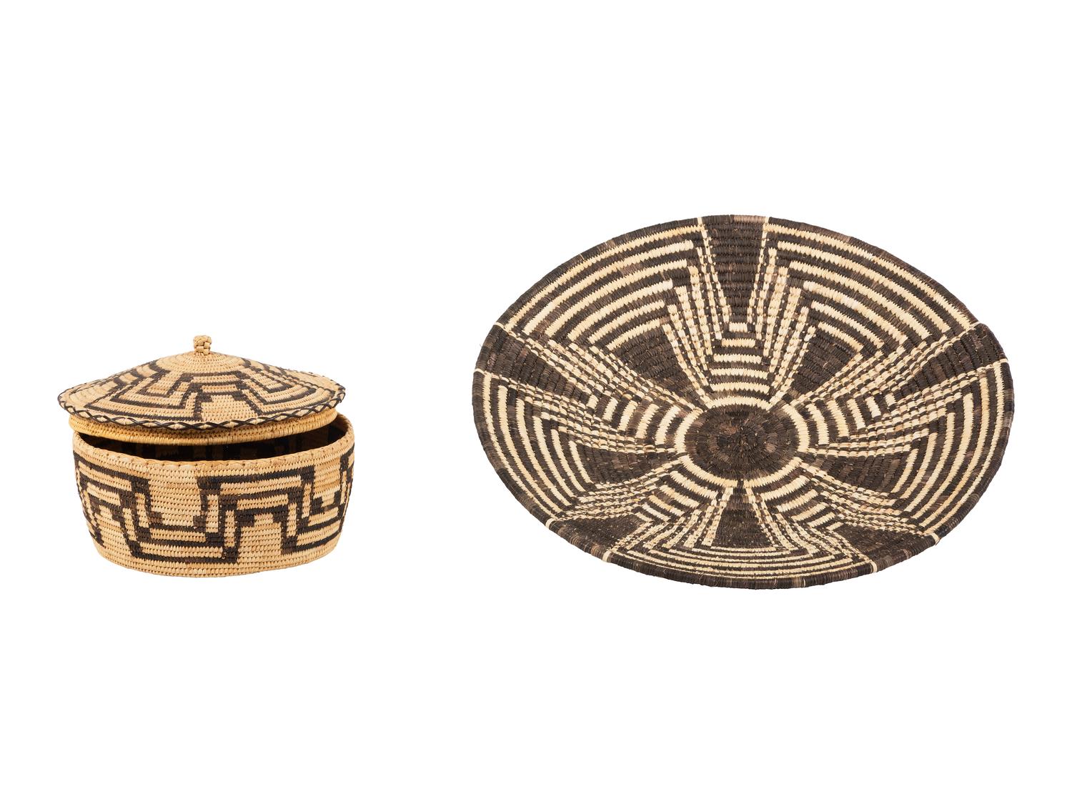 Pair of Tohono O'odham Baskets