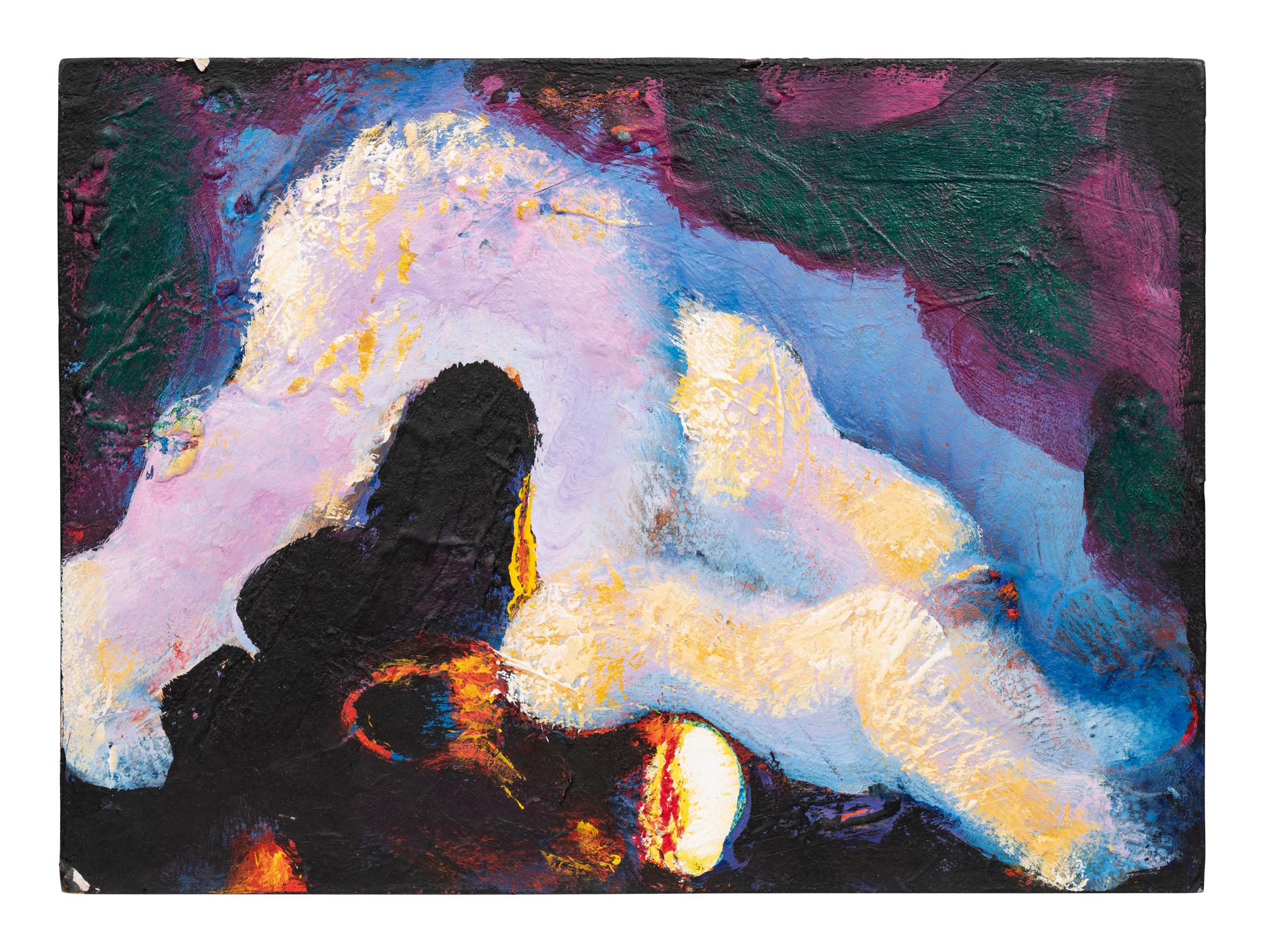 Whole Dawn, Half Egg, 1986 and Untitled (a pair of works)