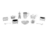 A Group of Various English Silver Articles