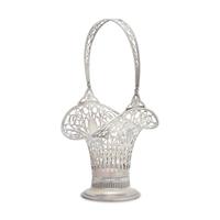 A Pierced Sterling Silver Flower Basket