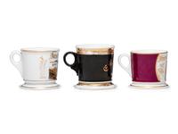 Three Porcelain Shaving Mugs