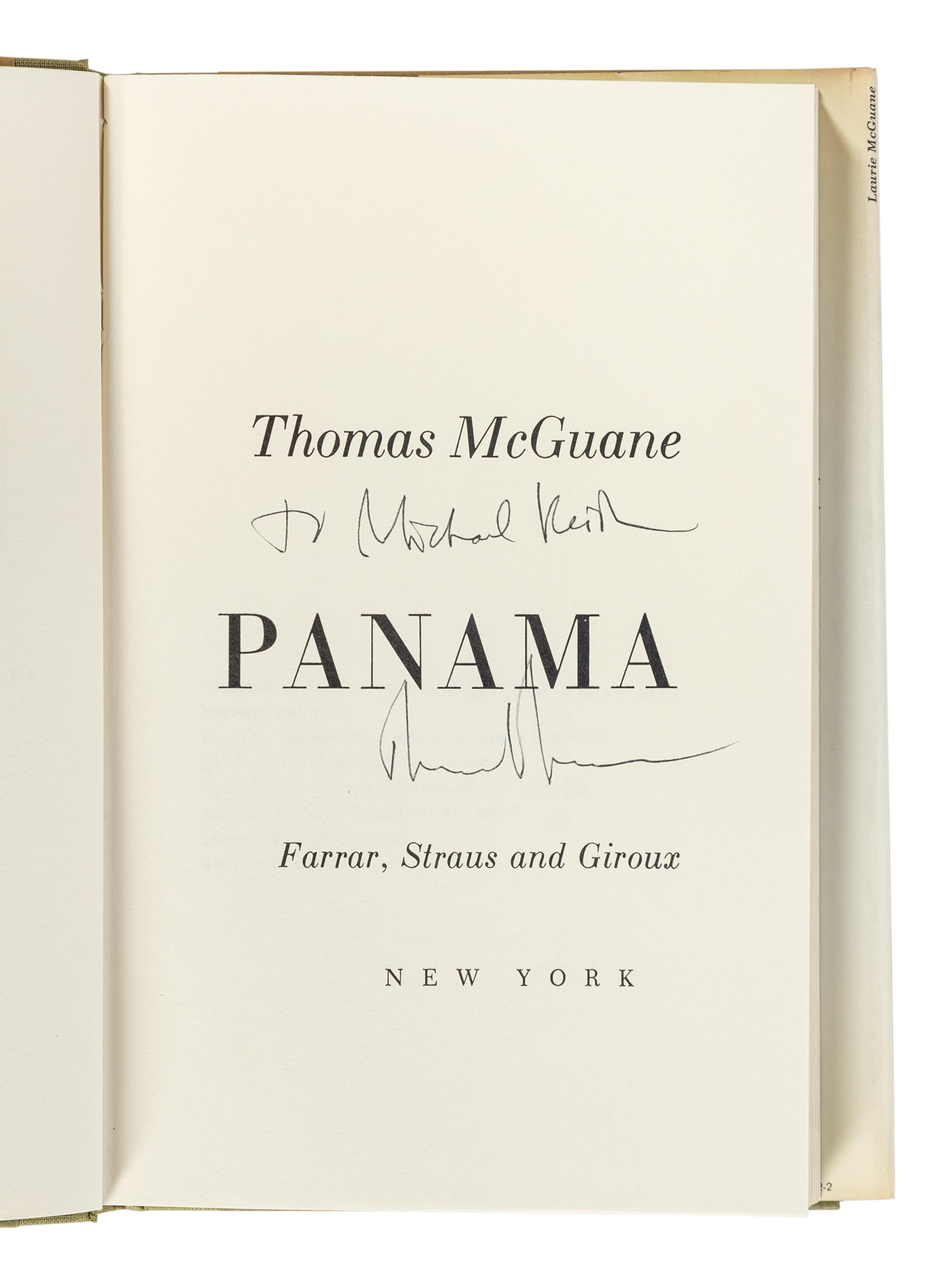 McGUANE, Thomas (b. 1939). A group of 7 works by McGuane, ALL FIRST EDITIONS, ALL SIGNED OR INSCRIBED, comprising: