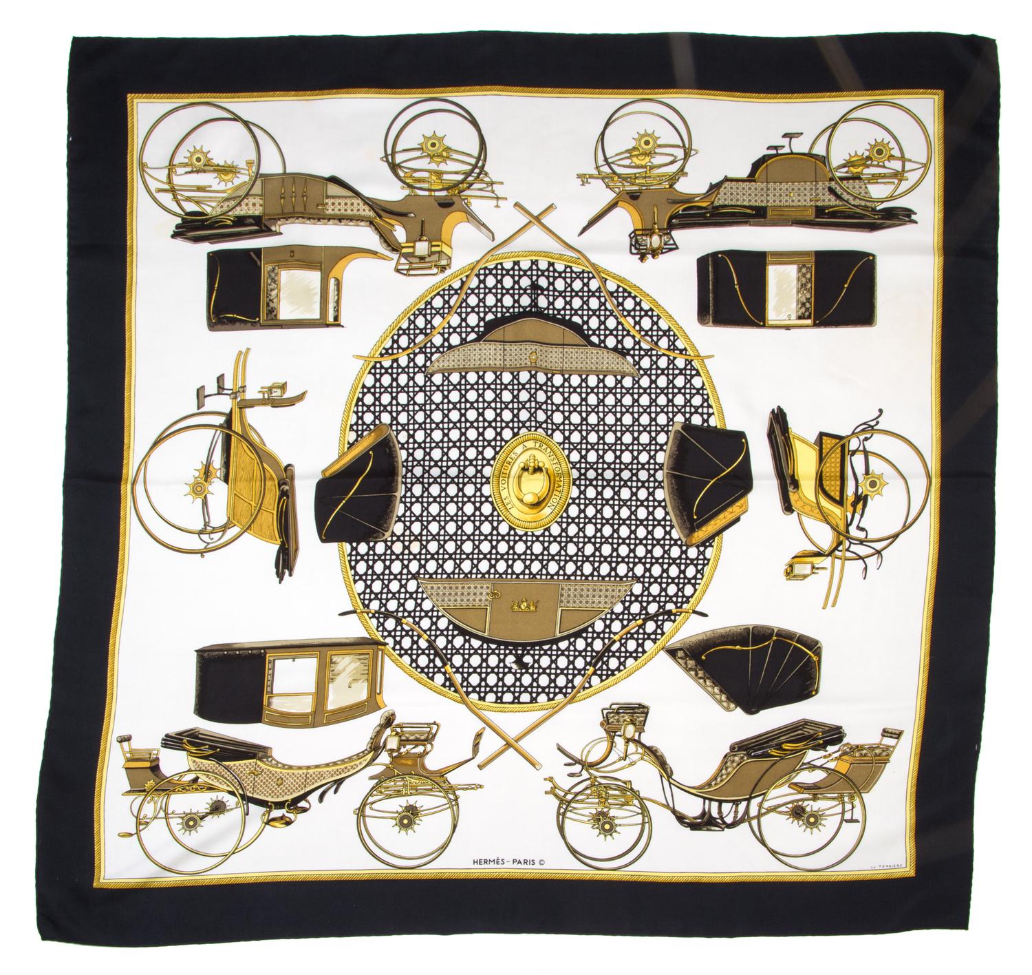 An Hermes 90cm Silk Scarf, 36" x 36".