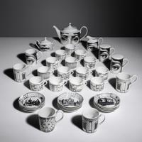 Collection of Coffee Related Items, Tema e Variazioni n.21 Fornasetti, Italy