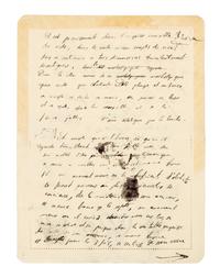 DALI, Salvador (1904-1989). Autograph manuscript signed ("Salvador Dali"), in French, to an unnamed recipient, n.p., n.d.