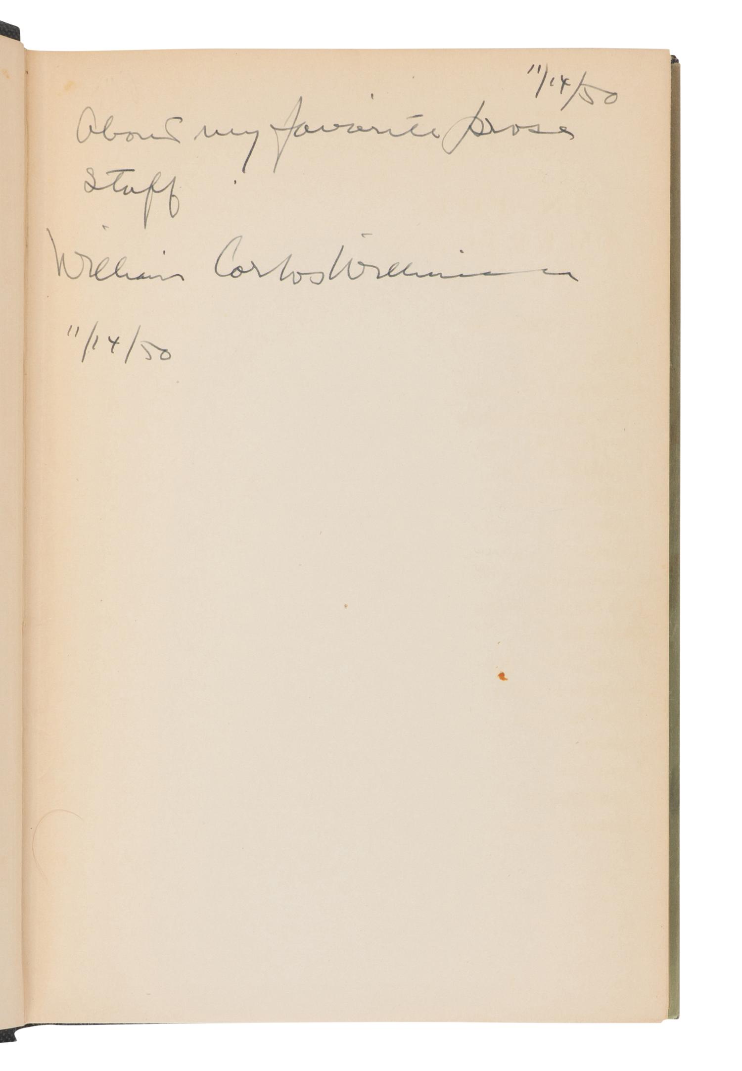 WILLIAMS, William Carlos (1883-1963). In the American Grain . New York: Albert & Charles Boni, 1925.