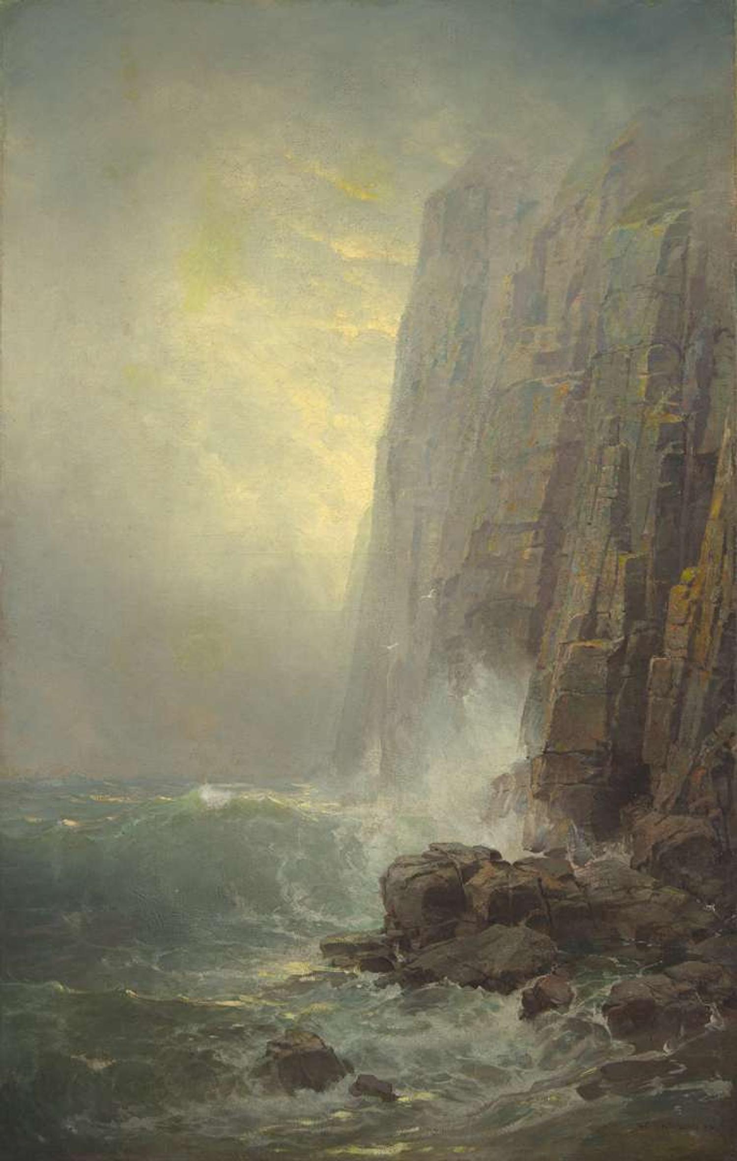 William Trost Richards (American, 1833-1905) - Land's End, Cornwall