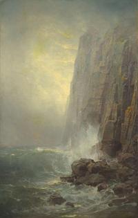 William Trost Richards (American, 1833-1905) - Land's End, Cornwall