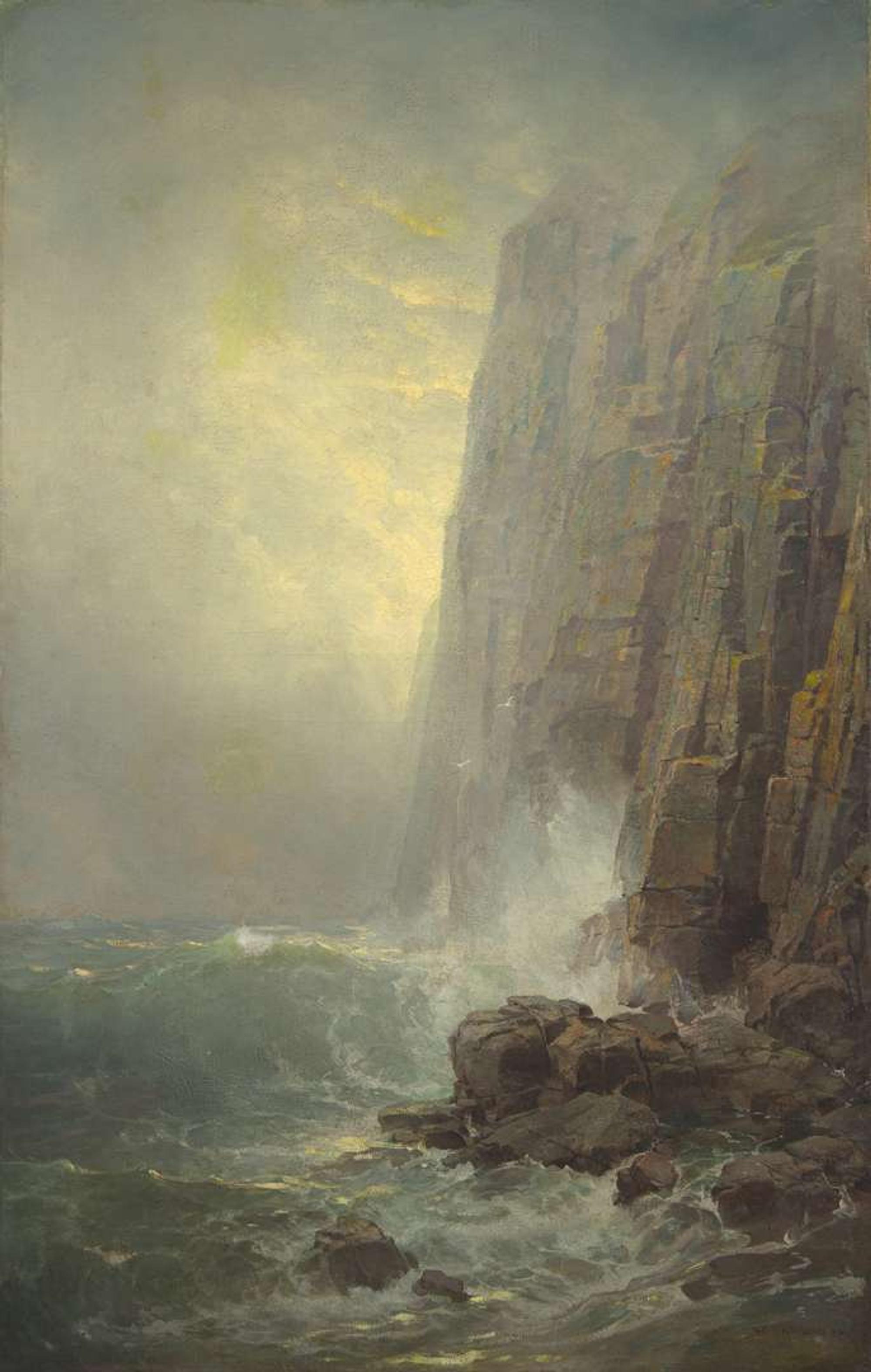 William Trost Richards (American, 1833-1905) - Land's End, Cornwall