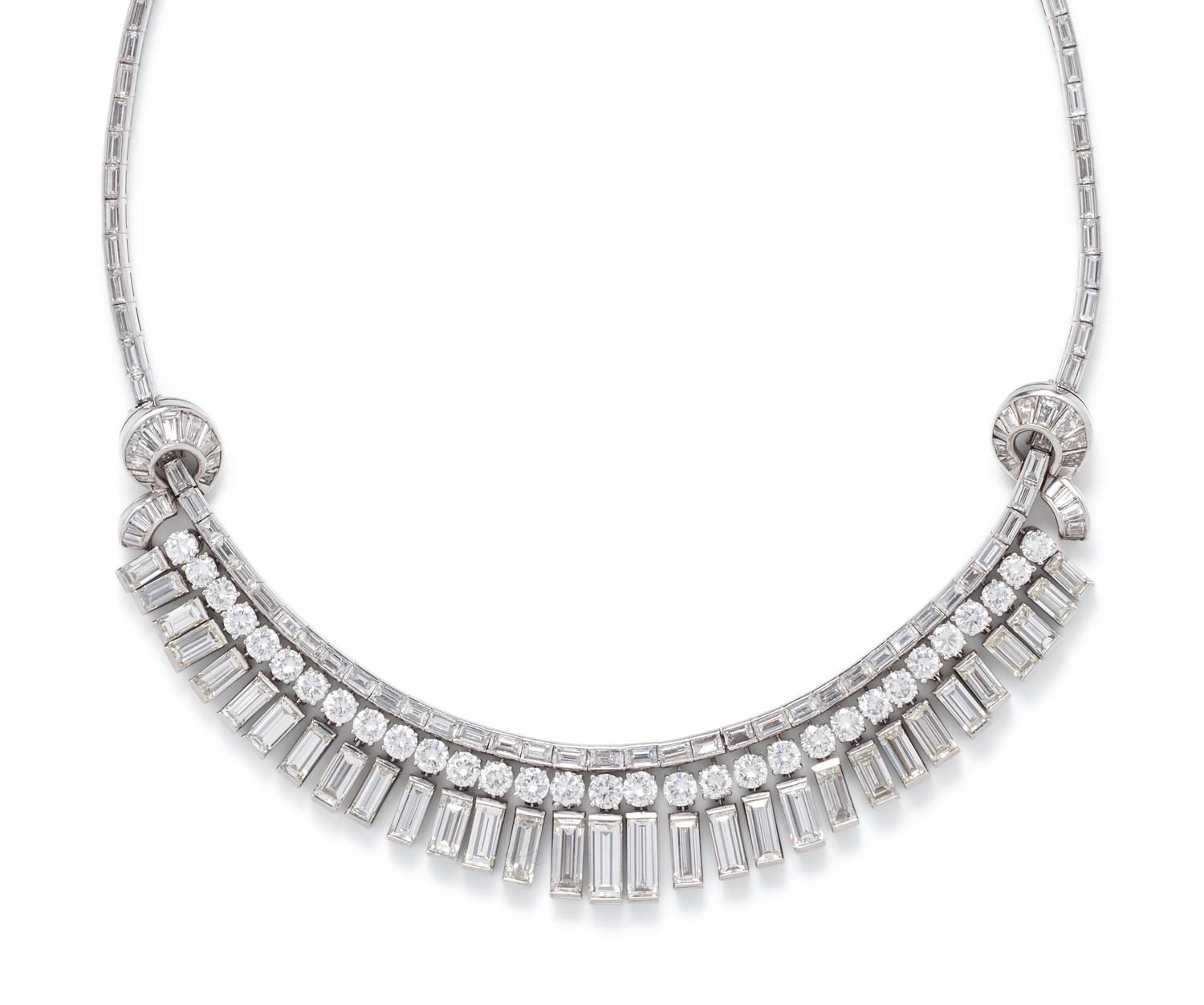 DIAMOND FRINGE NECKLACE