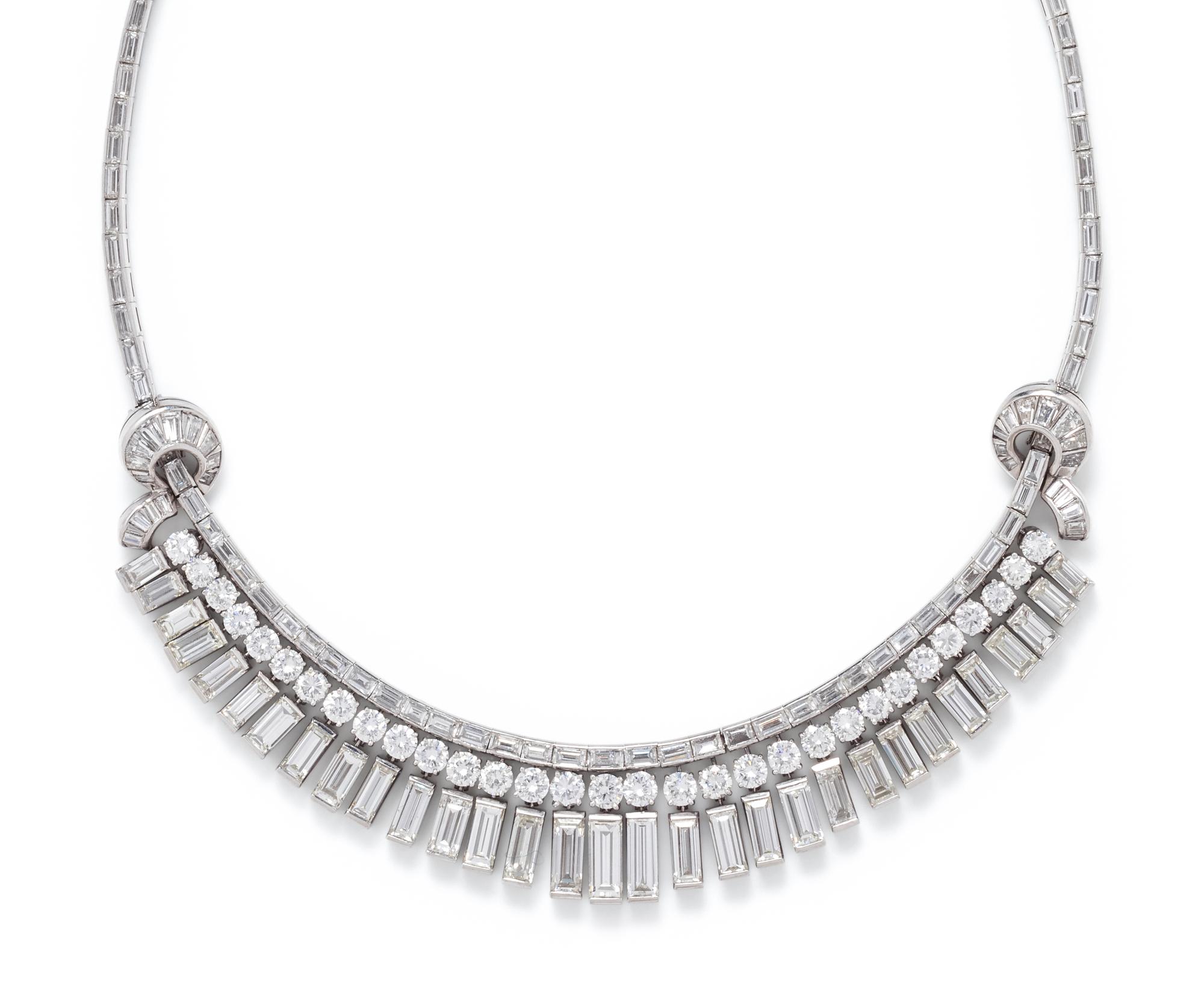 DIAMOND FRINGE NECKLACE