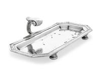 An Irish George I Silver Butter Tray