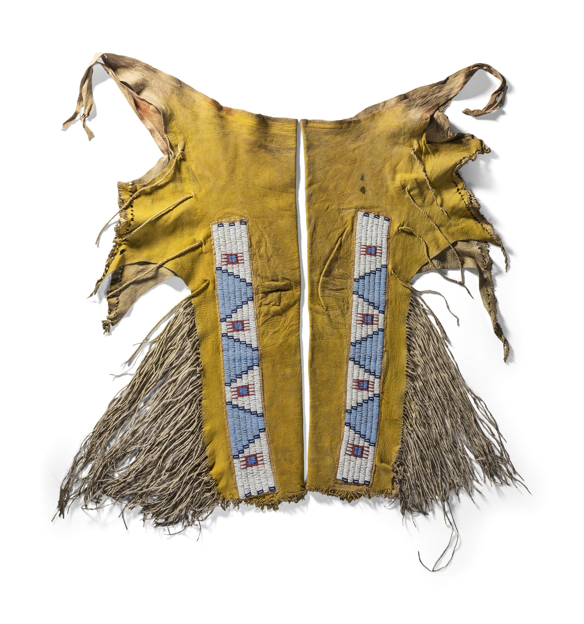 Ute Beaded Hide Leggings